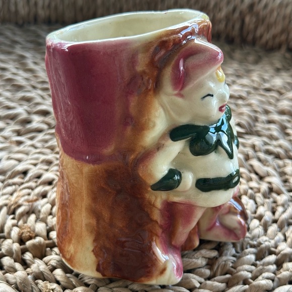 Vintage Ceramic Pixie Elf Vase - Picture 4 of 8